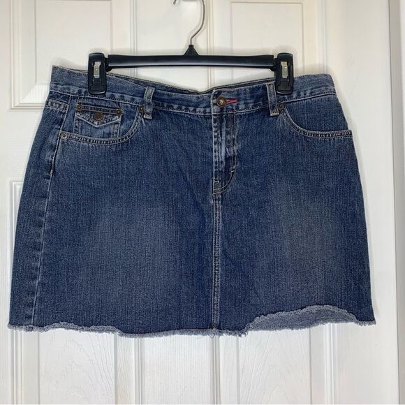 Tommy Jeans Skirt Raw Hem Size 13 - Picture 1 of 11